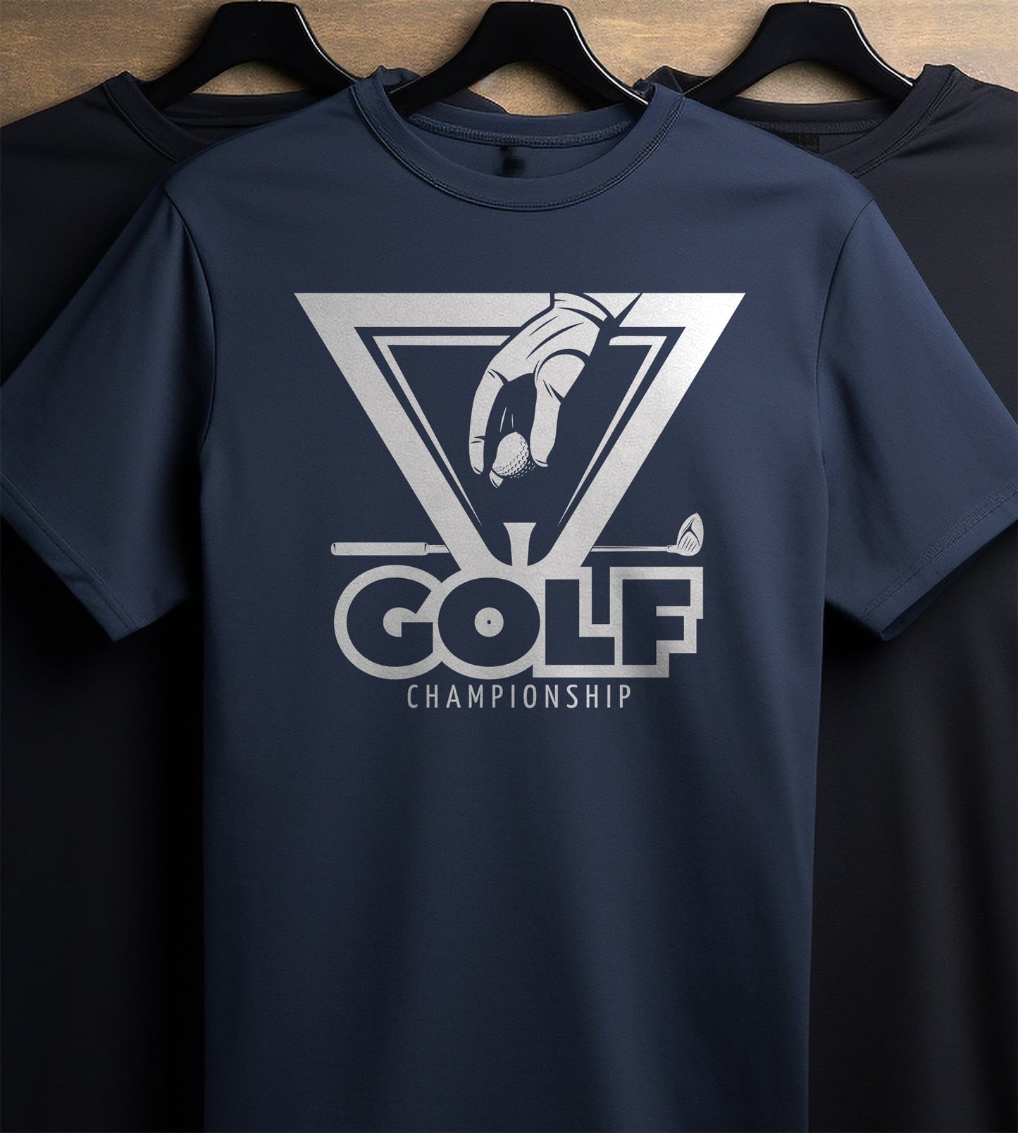 Golf-29 Tee Swing Hard & Laugh t-shirt