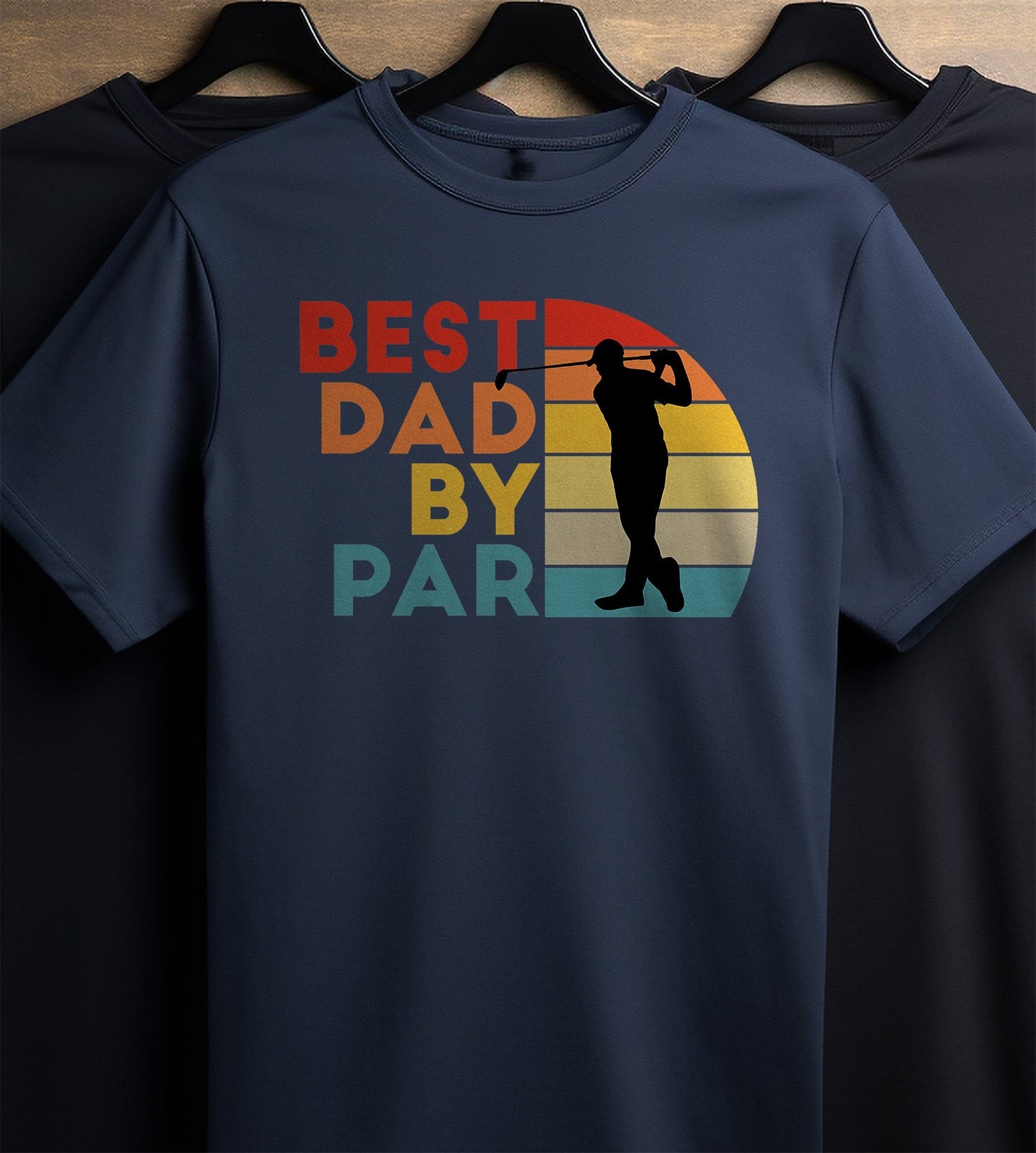 Best Dad by Par Hilarious Golf t-shirt