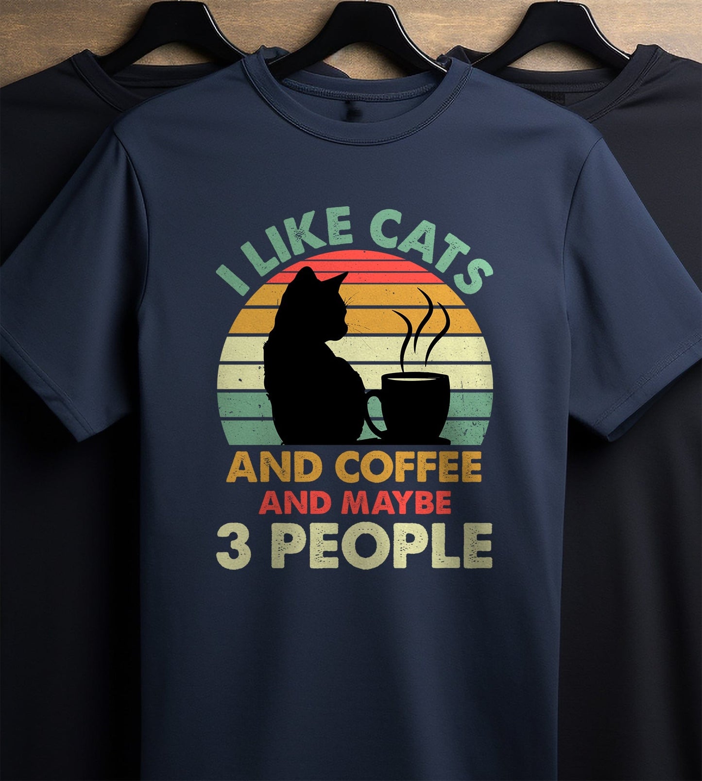 I Like Cats And Coffee t-shirt