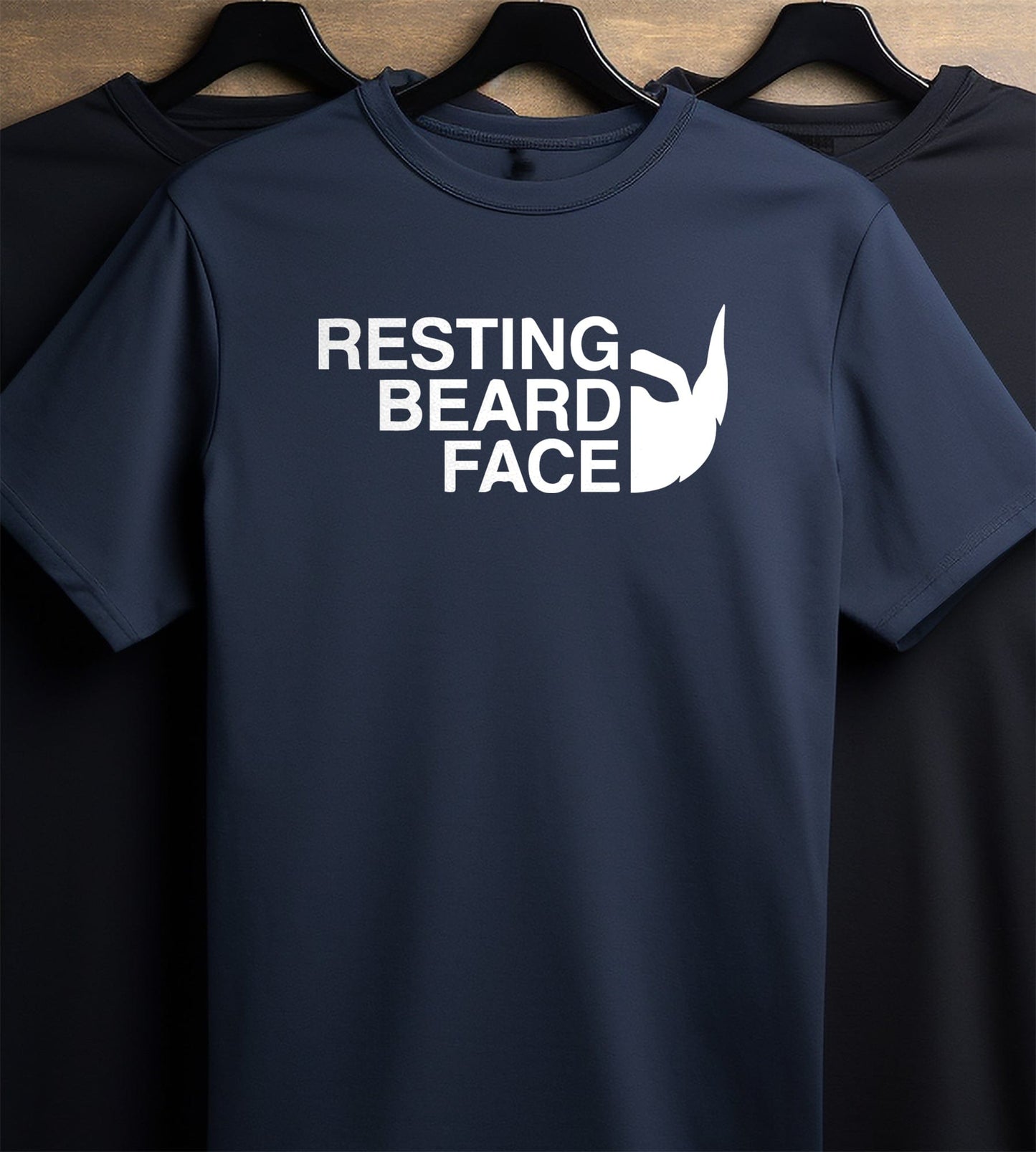 Resting Beard Face 4 T-shirt