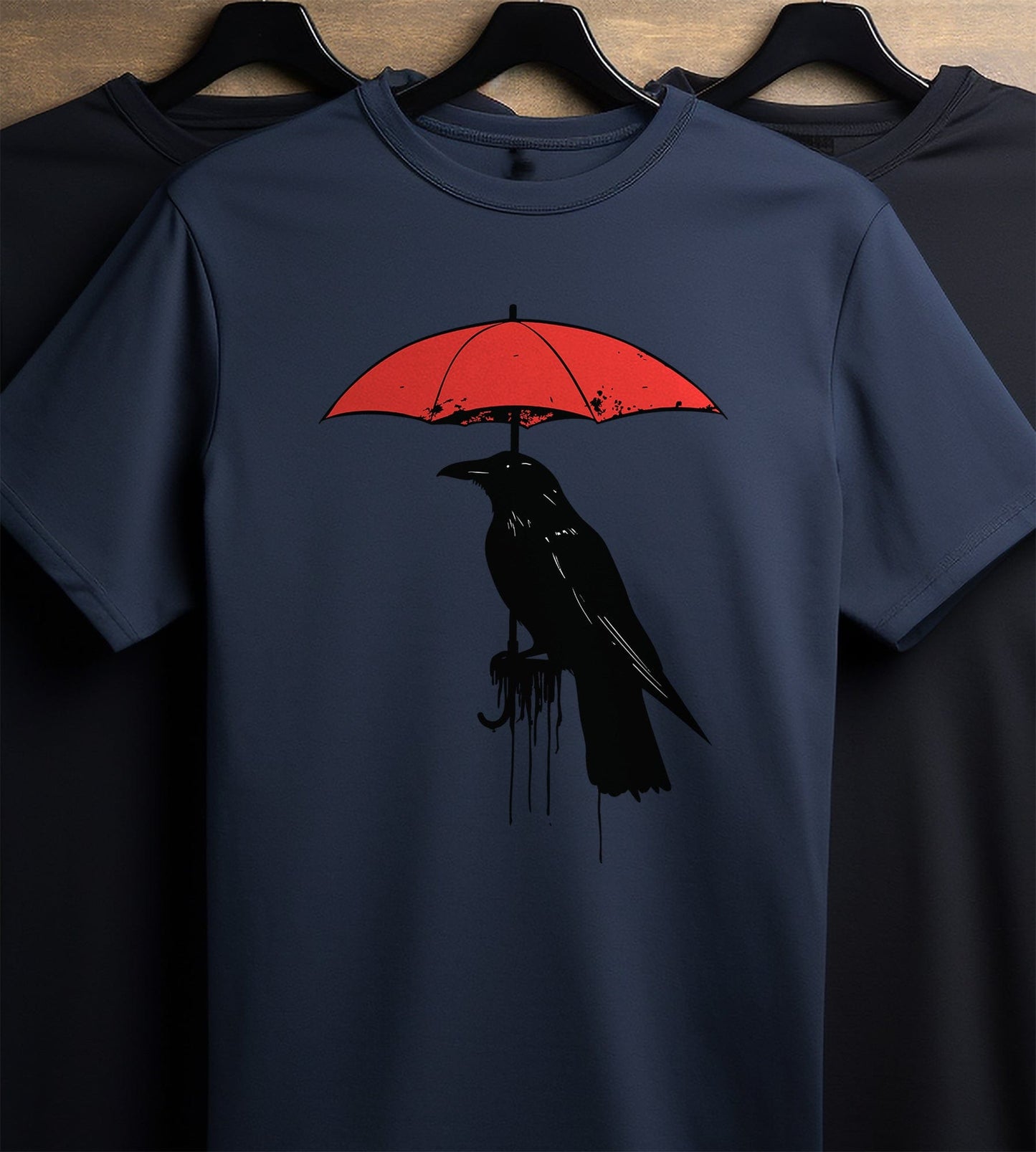 Raven Rain 2 T-Shirt - Quirky & Darkly