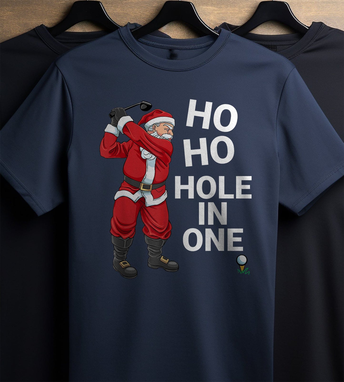 Funny Ho Ho Hole In One Christmas t-shirt