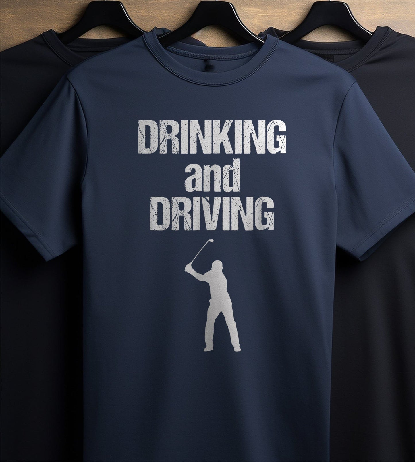 Funny Golf t-Shirt Drinking and Driving