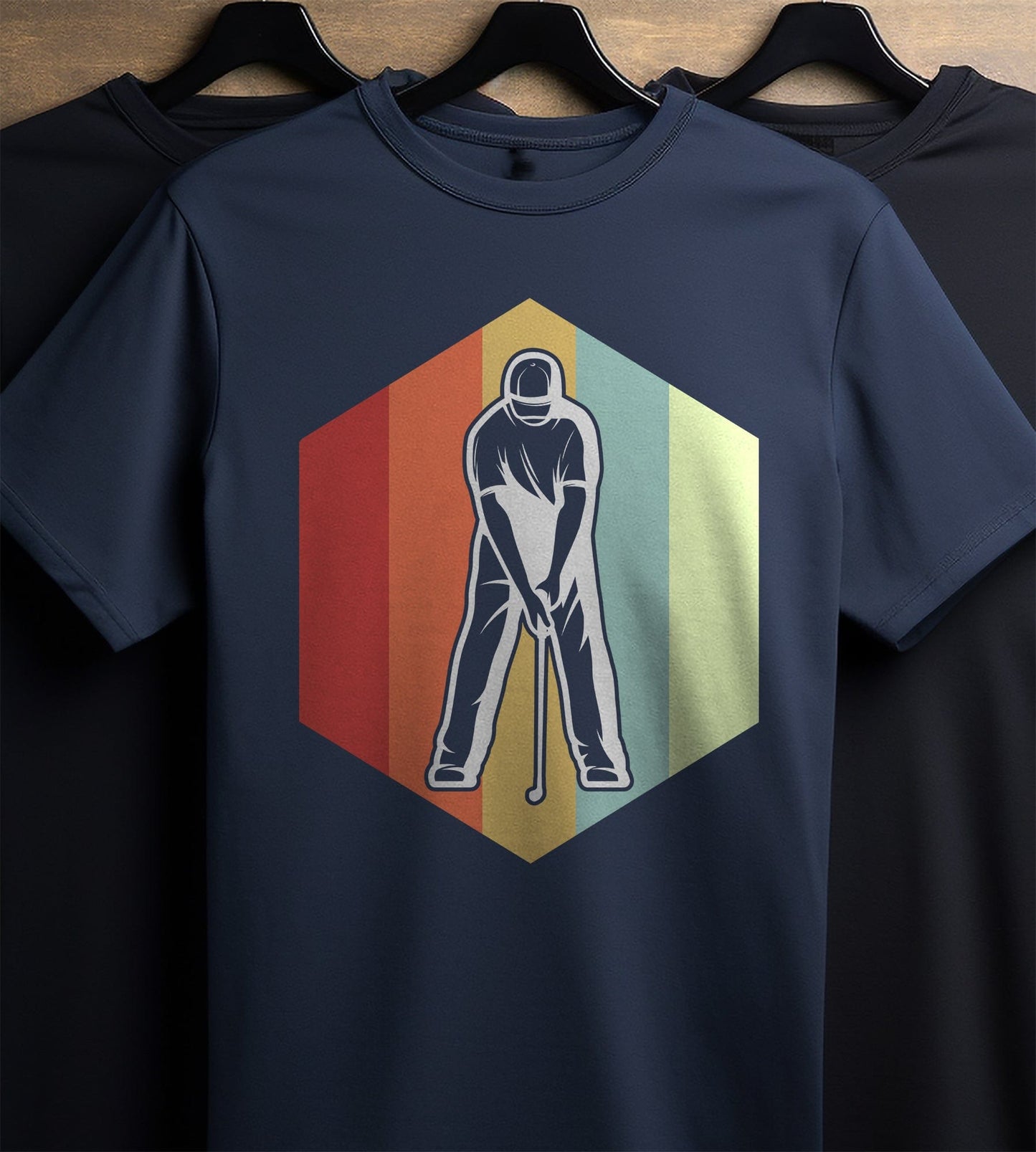 Golf Retro Distressed Style t-shirt