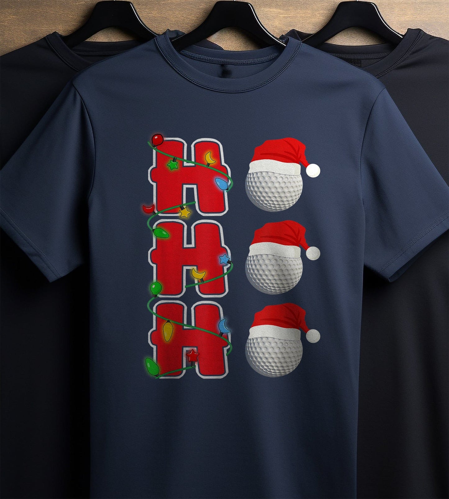 Ho-Ho-Hole in One! Santa Golf t-shirt