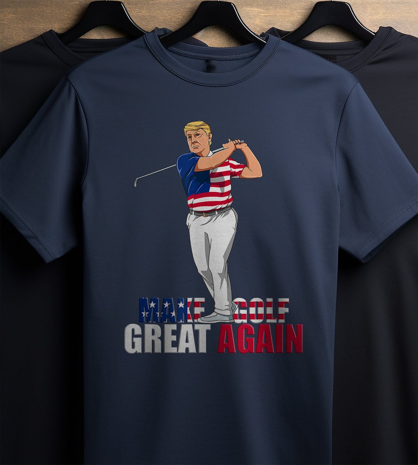 Make Golf Great Again Funny Trump t-shirt
