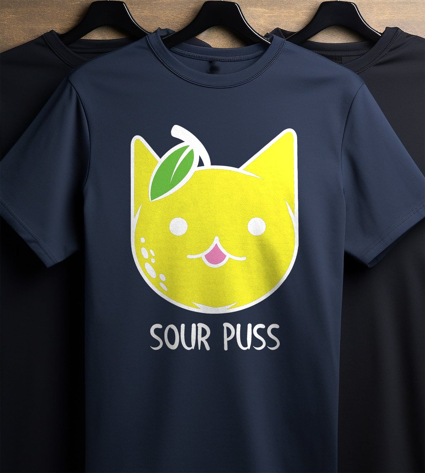 Sour Puss for Black T-shirt