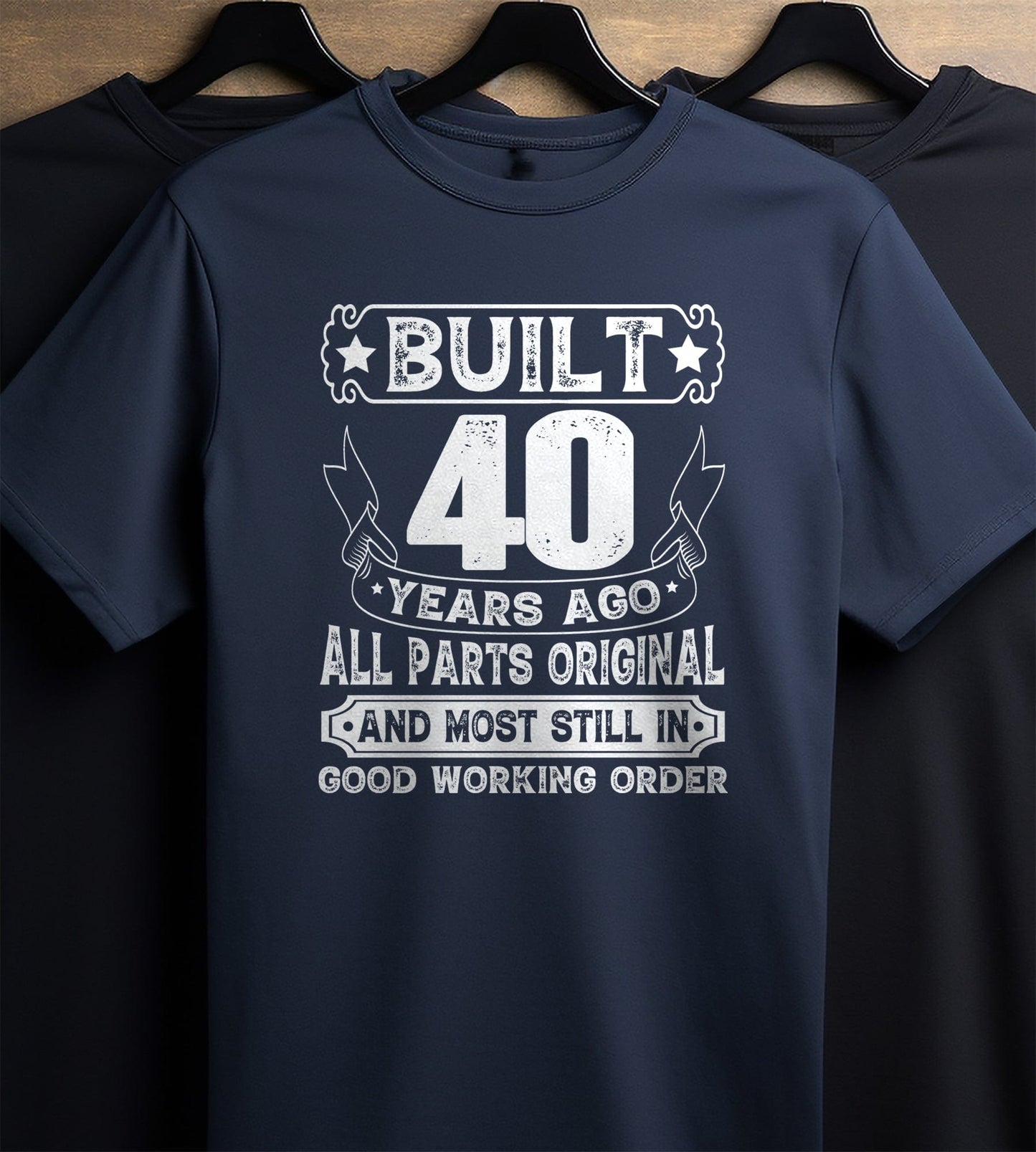 Built Years Ago 40 t-shirt