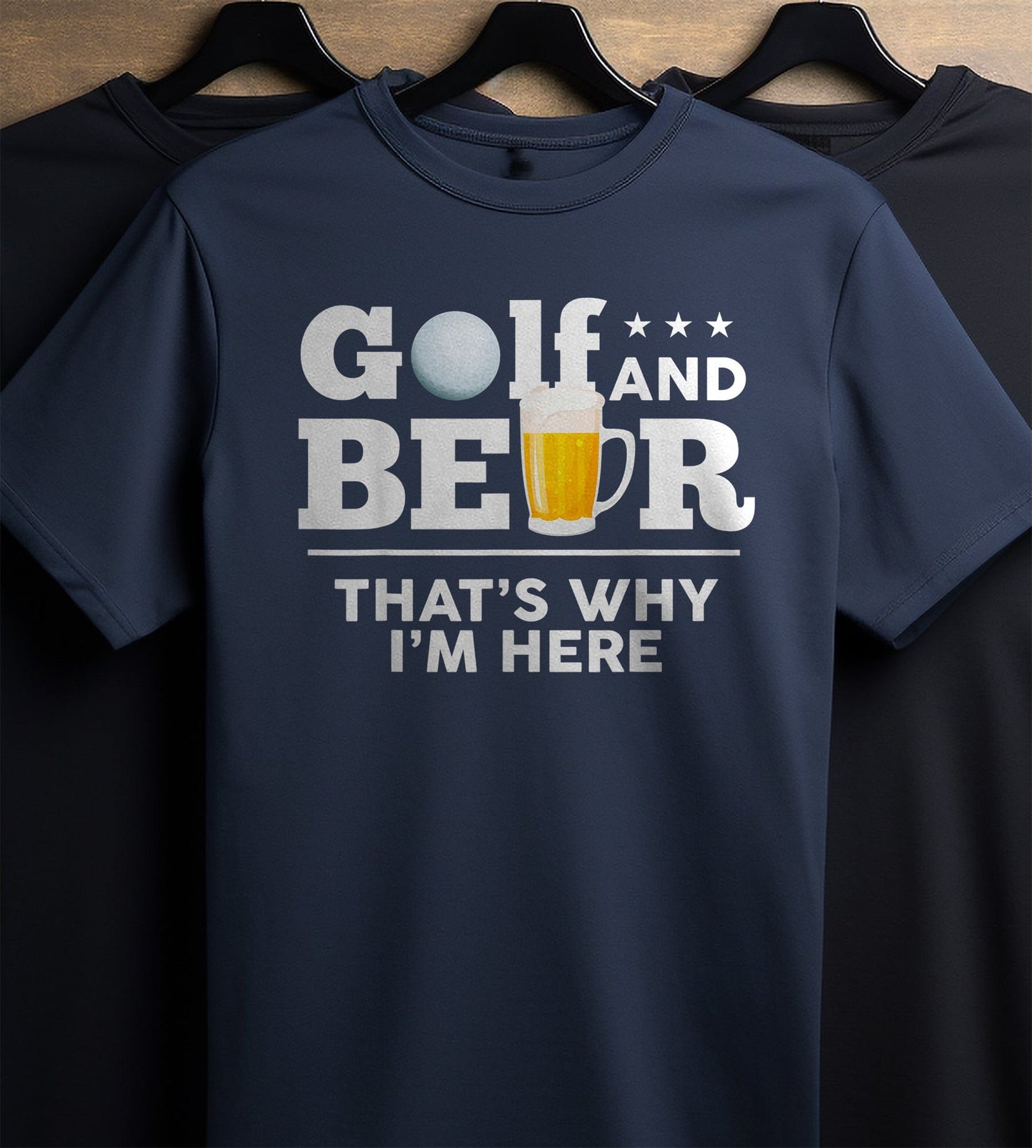Golf & Beer The Ultimate Dad Joke t-shirt