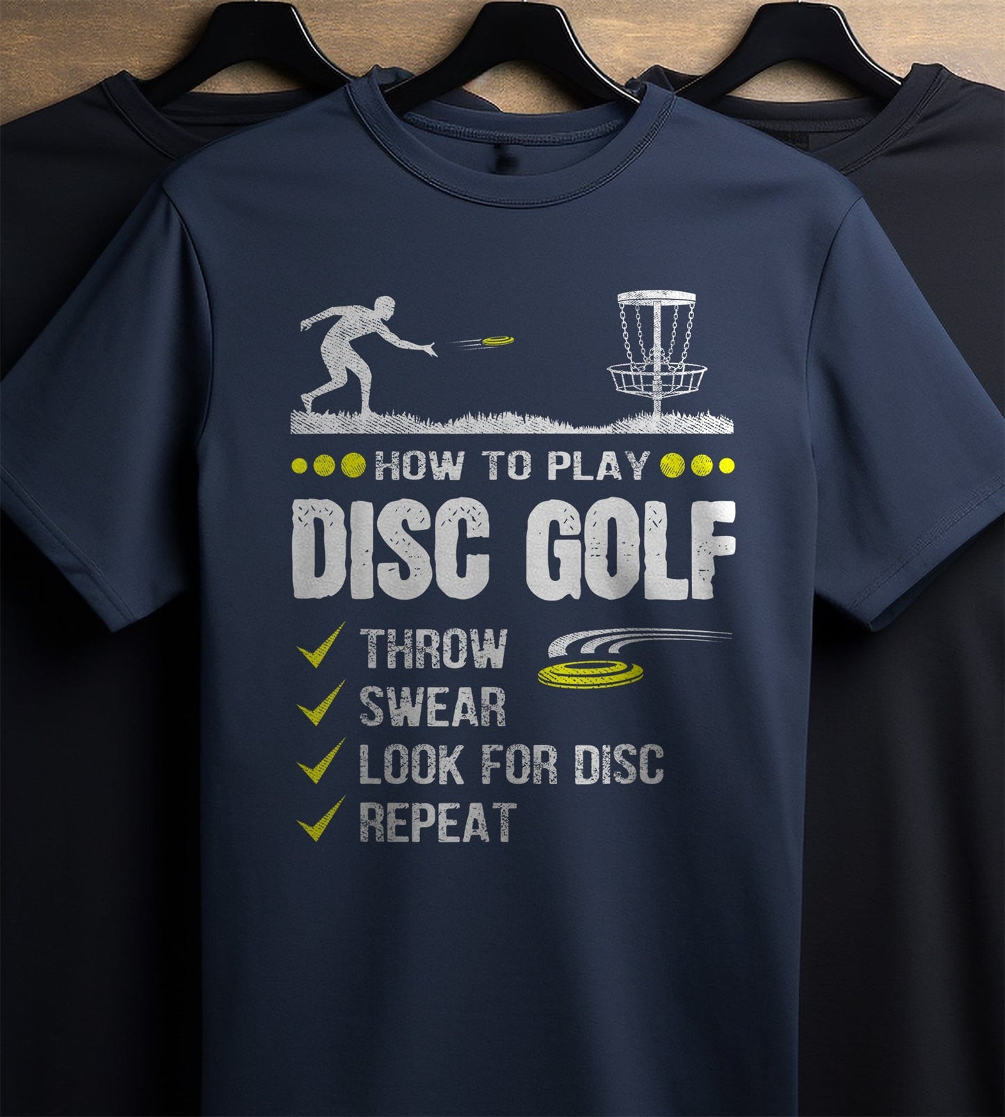 How to Play Disc Golf Frisbee Fun t-shirt
