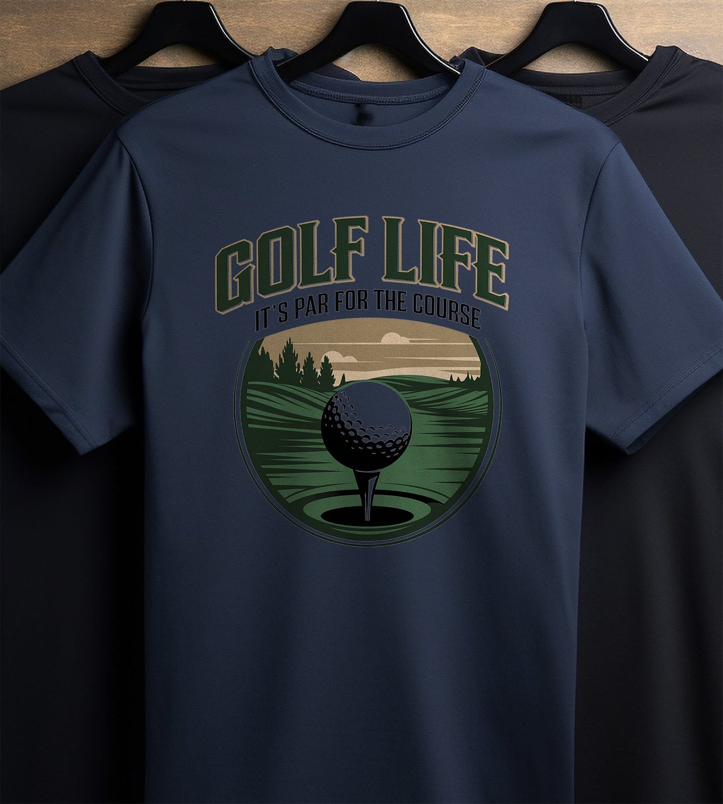 Golf Par For 2 T-shirt