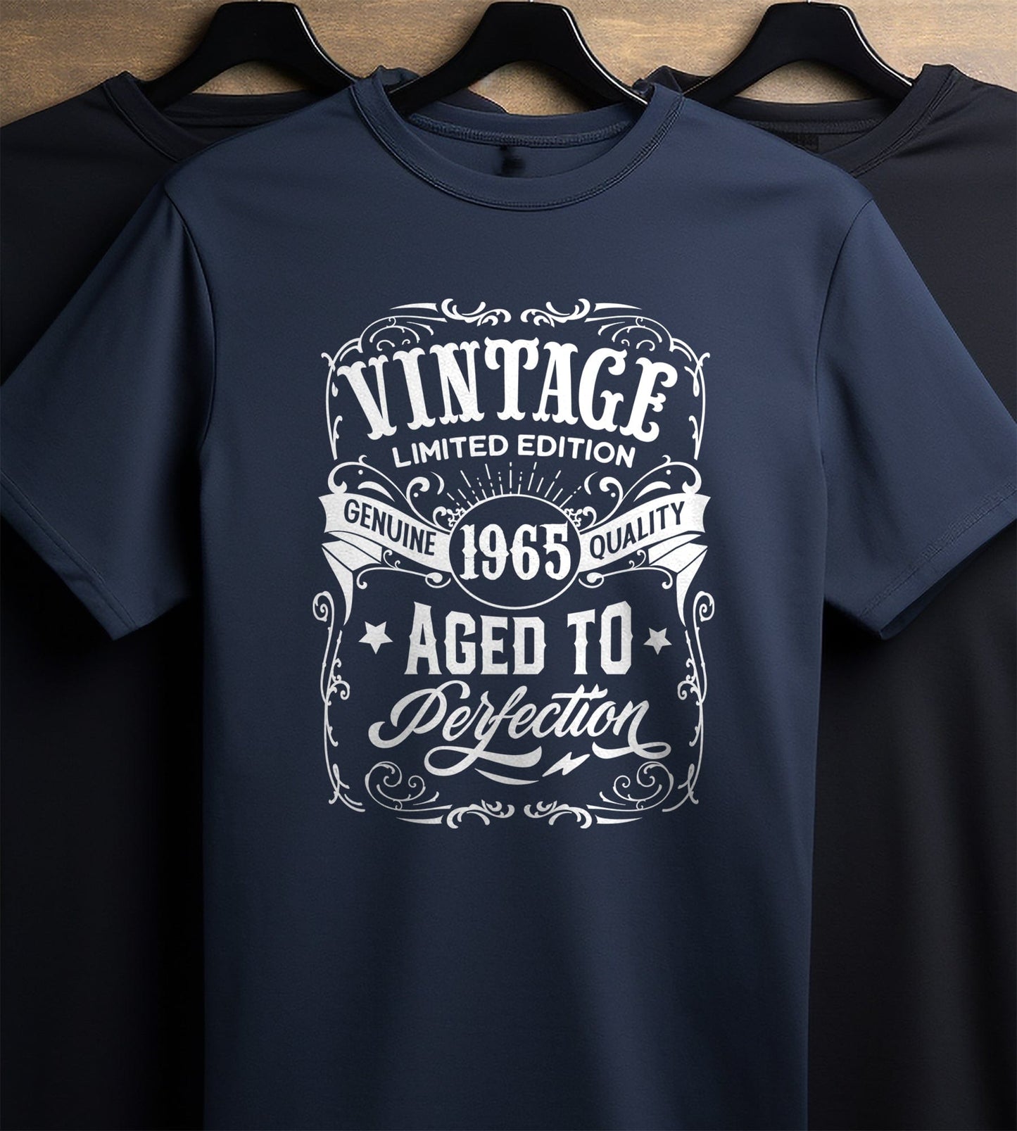 Vintage Aged to Perfection 1965 60th Birthday T-Shirt