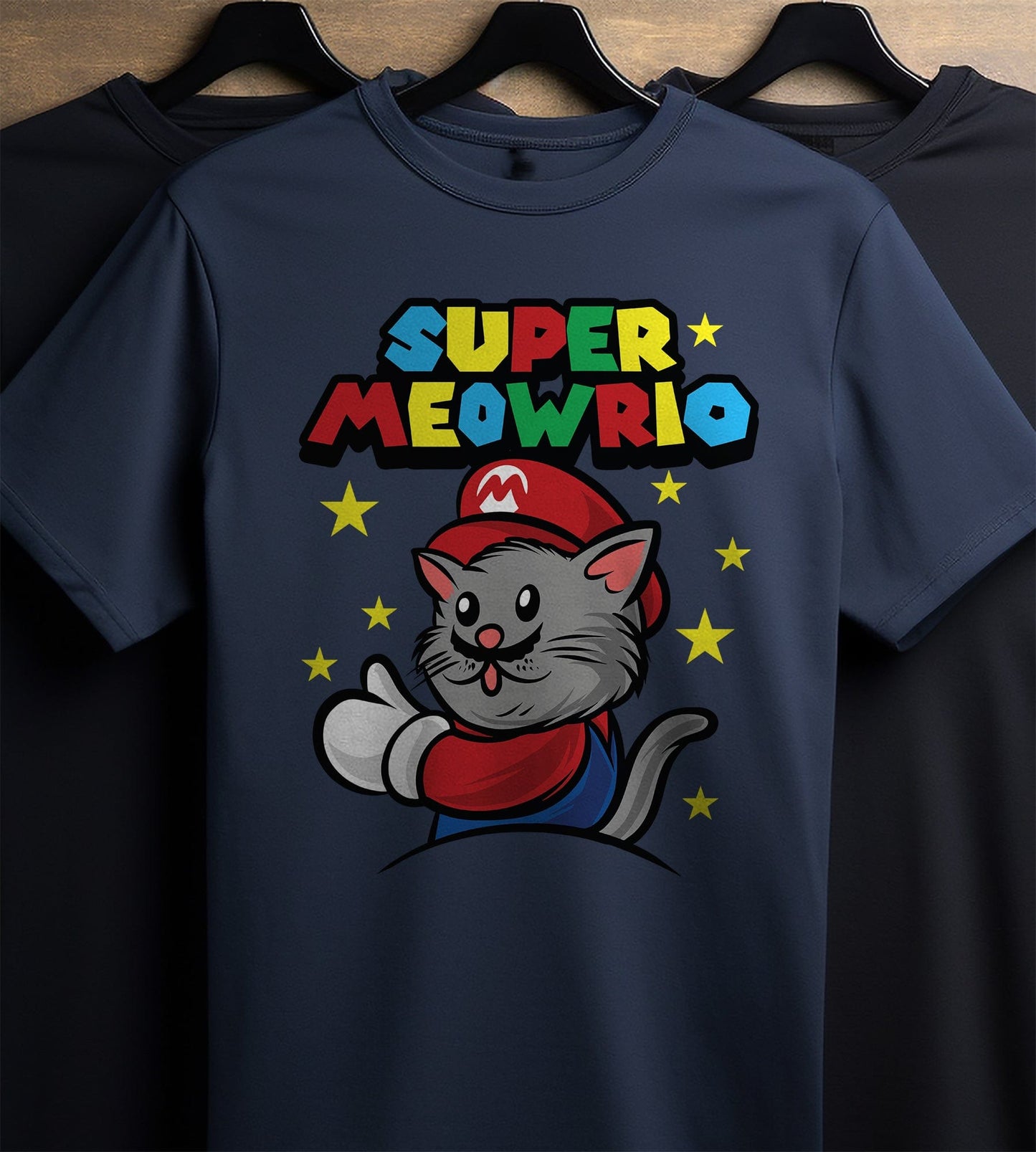 Cat Supermeowrio T-Shirt