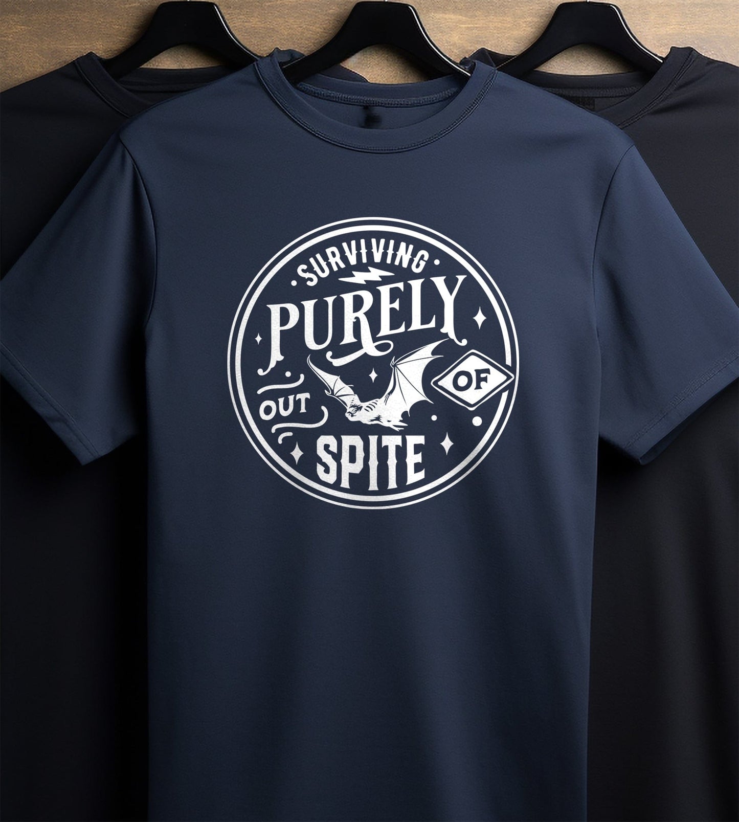 Purely Out Of Spite Bat T-shirt