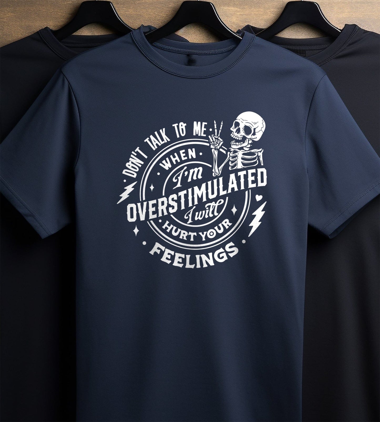 Don't Talk to Me Unless You're a Skeleton  T-shirt