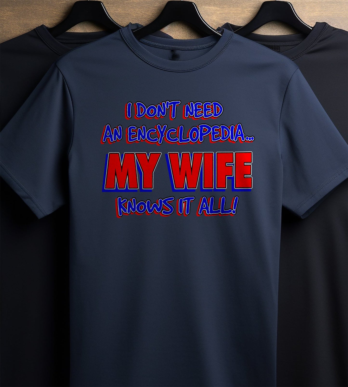 Wife The Walking Encyclopaedia T-Shirt