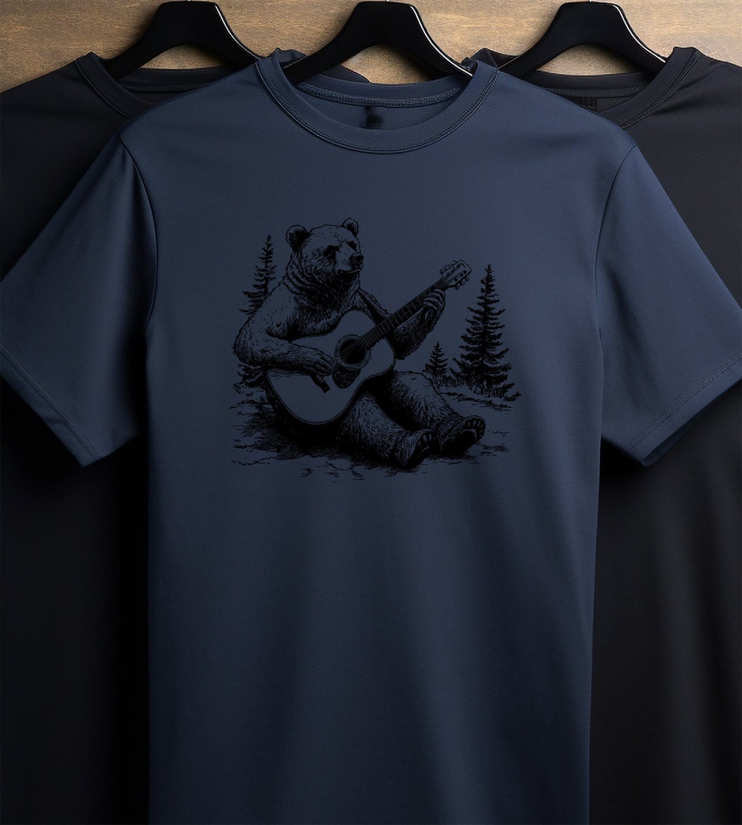 Bear Guitar 2 t-shirt - Rockin' Bear
