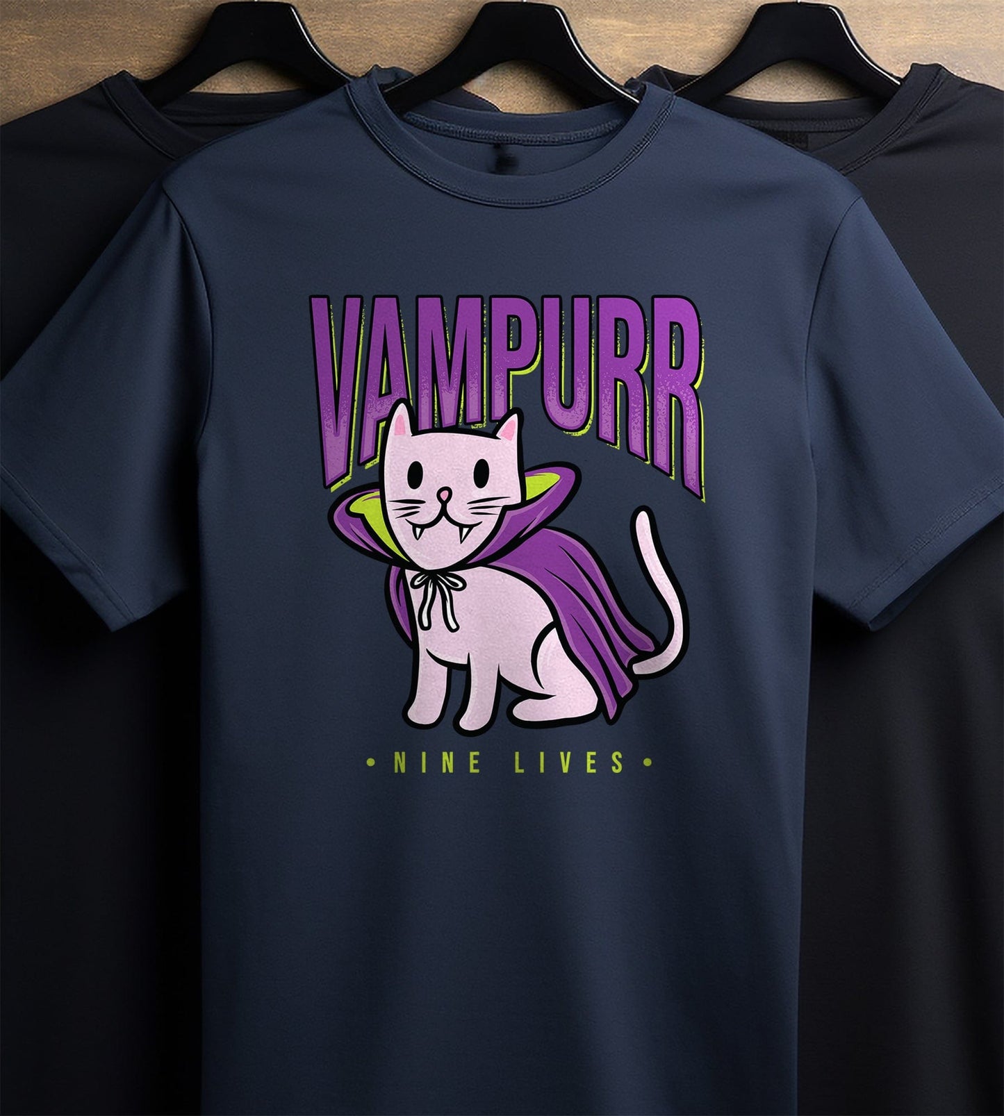 Vampurr T-Shirt - Purrfectly Funny Cat