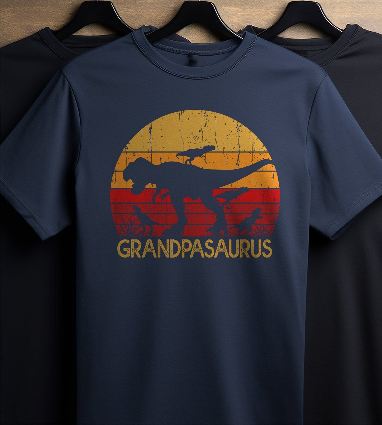 Grandpasaurus Sunset T-Shirt