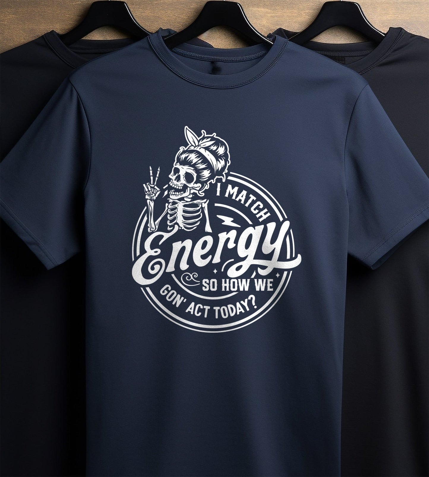 I Match Energy Skeleton T-Shirt