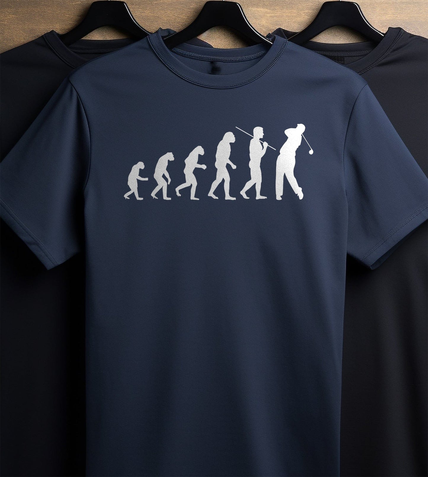 Golf Evolution T-Shirt From Caveman