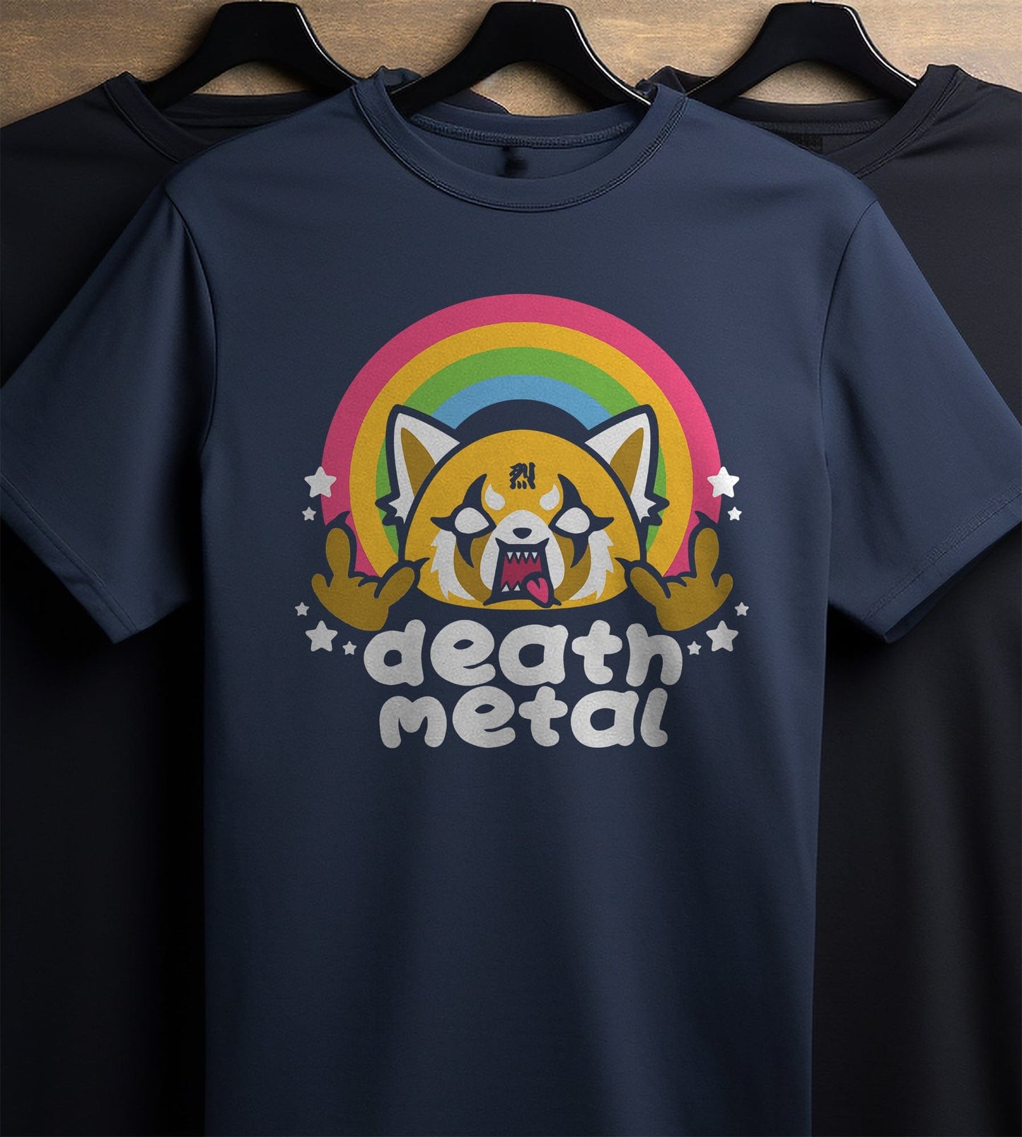 Death Metal Aggretsuko T-shirt