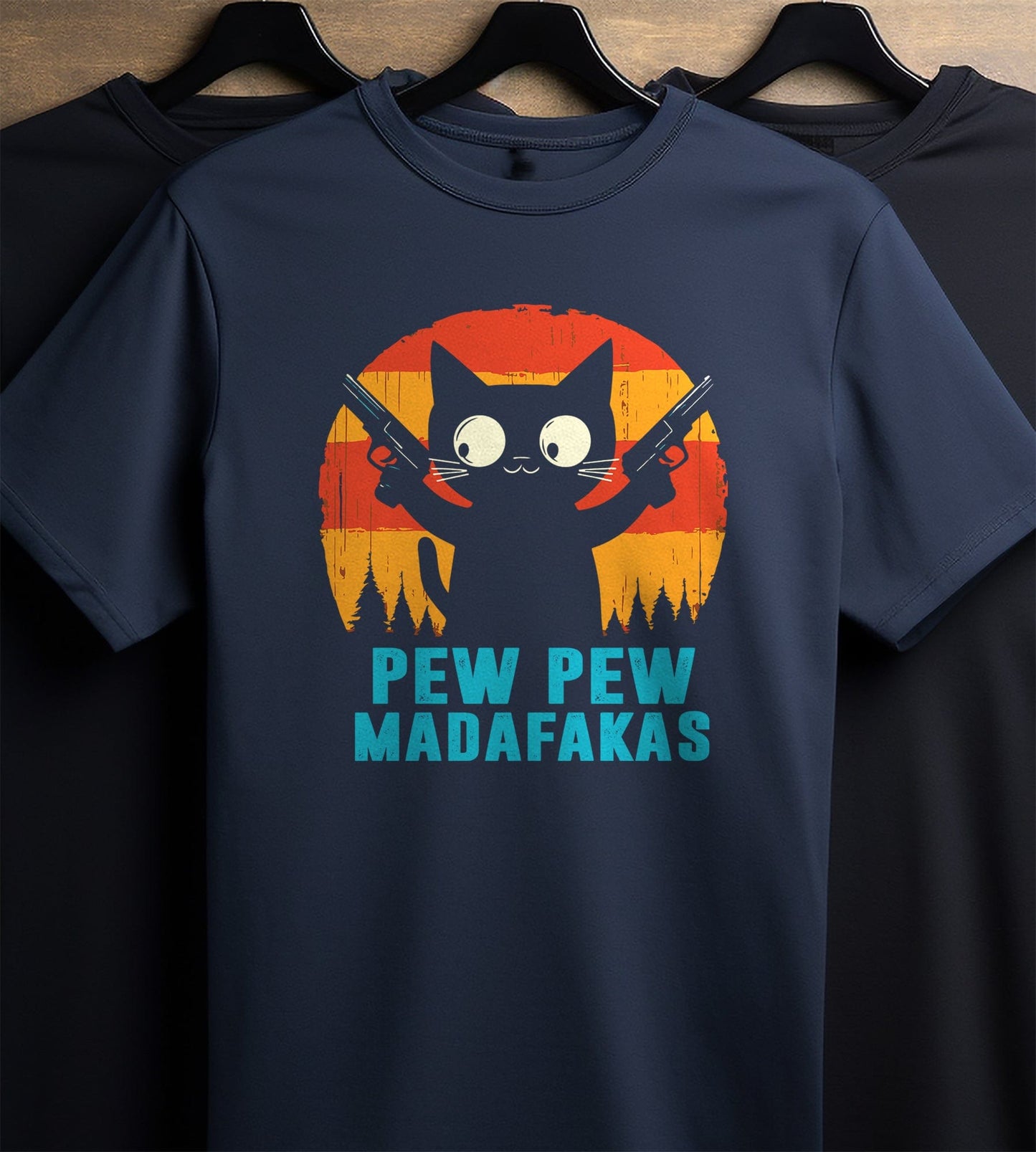 Pew Madafakas 5 Cat T-Shirt