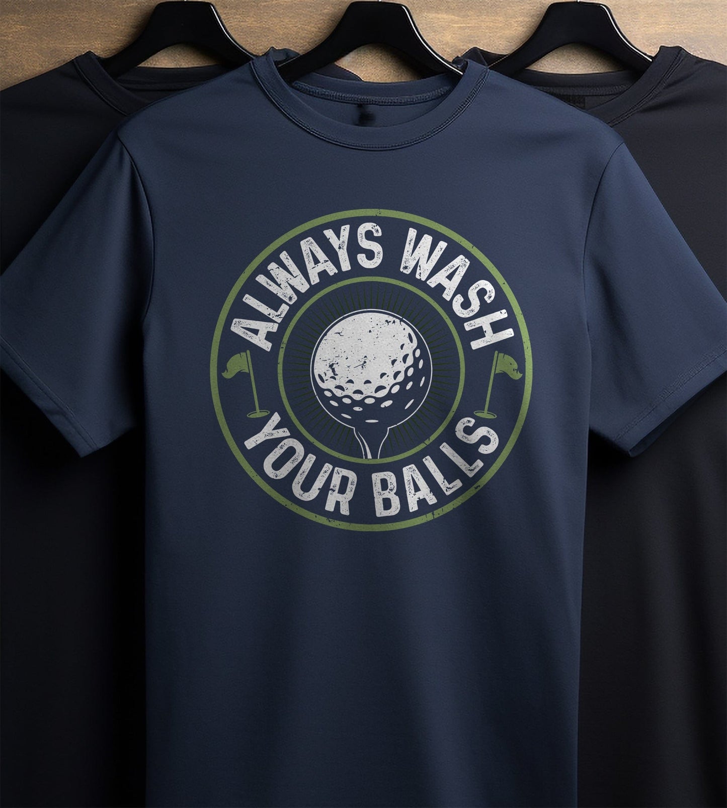 Wash Your Balls Circle t-shirt -