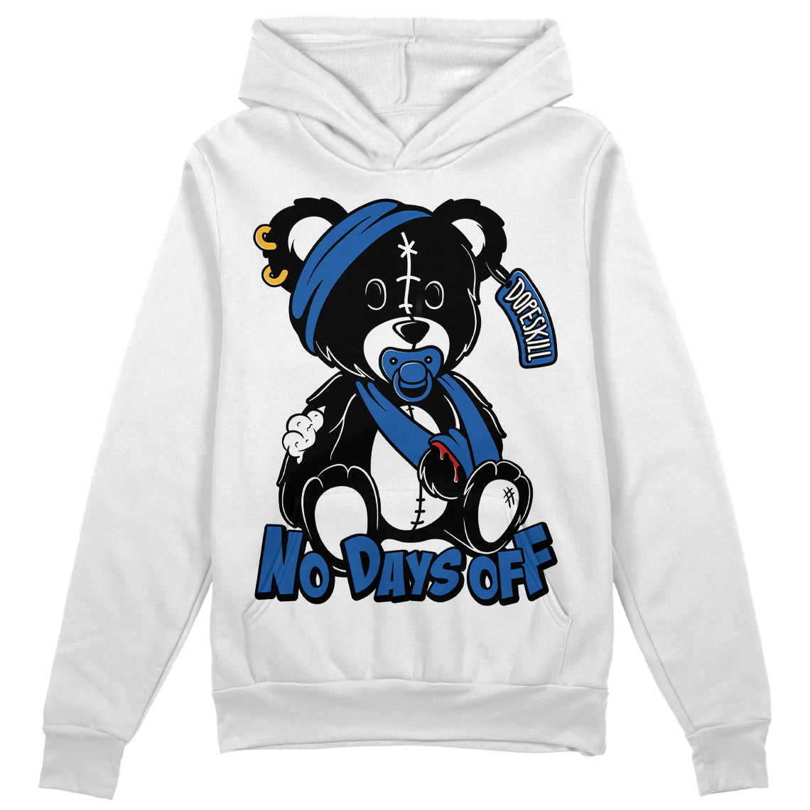Space Jam 11s DopeSkill Hoodie Sweatshirt Hurt Bear Graphic
