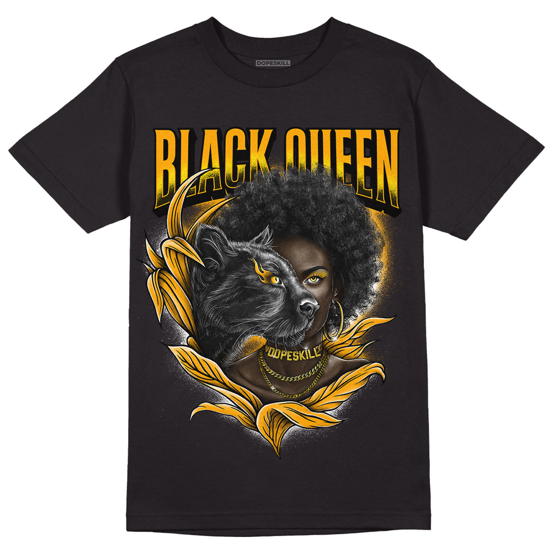 Black Taxi 12s DopeSkill T-Shirt New Black Queen Graphic