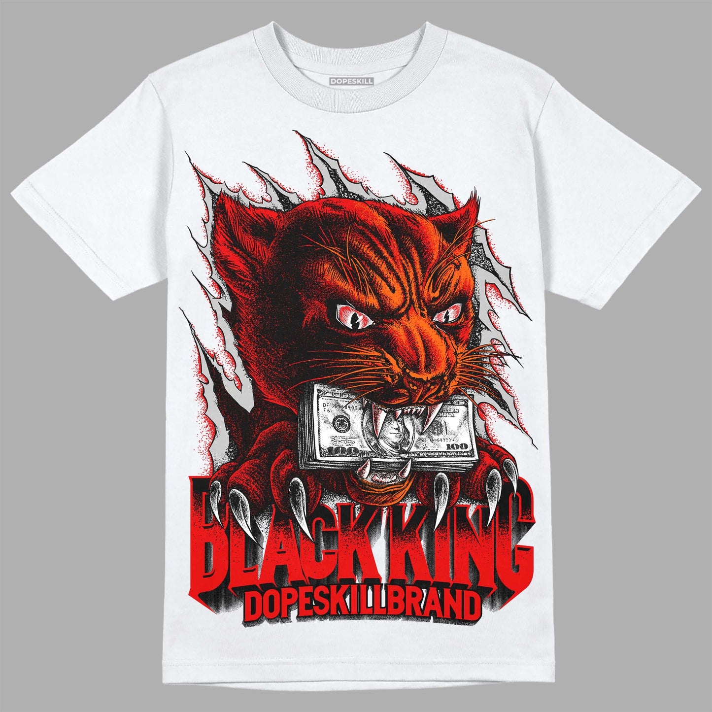 Cherry 12s DopeSkill T-Shirt Black King Graphic