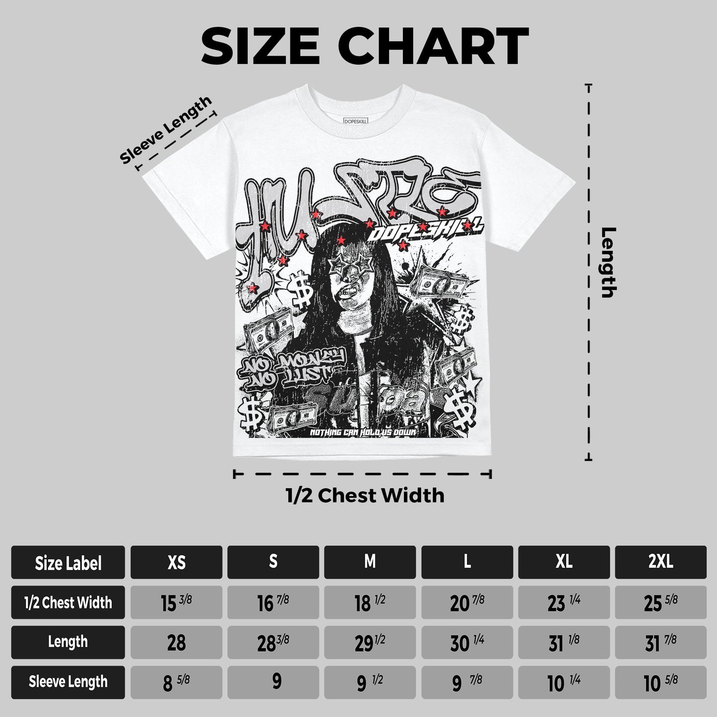 Grey Collection DopeSkill Oversize Print T-Shirt No Money No Lust Graphic