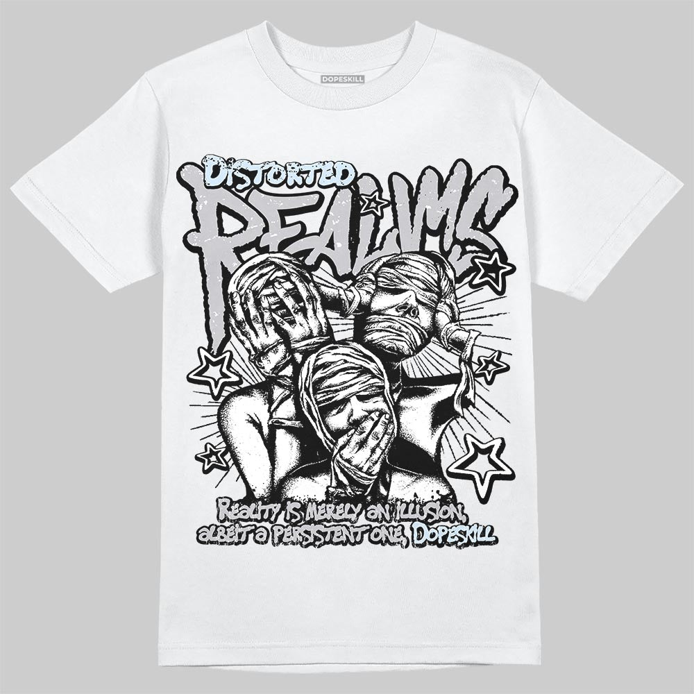 Cement Grey 11s DopeSkill T-Shirt Distorted Realms Graphic