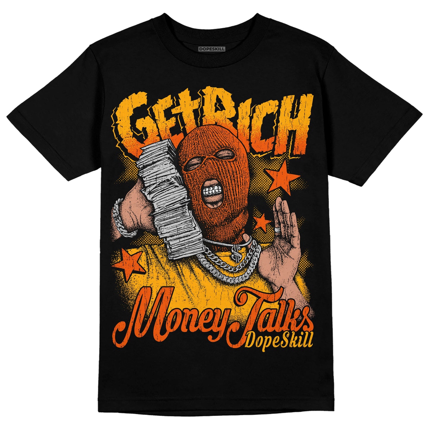 Black Taxi 12s DopeSkill T-Shirt Get Rich Graphic