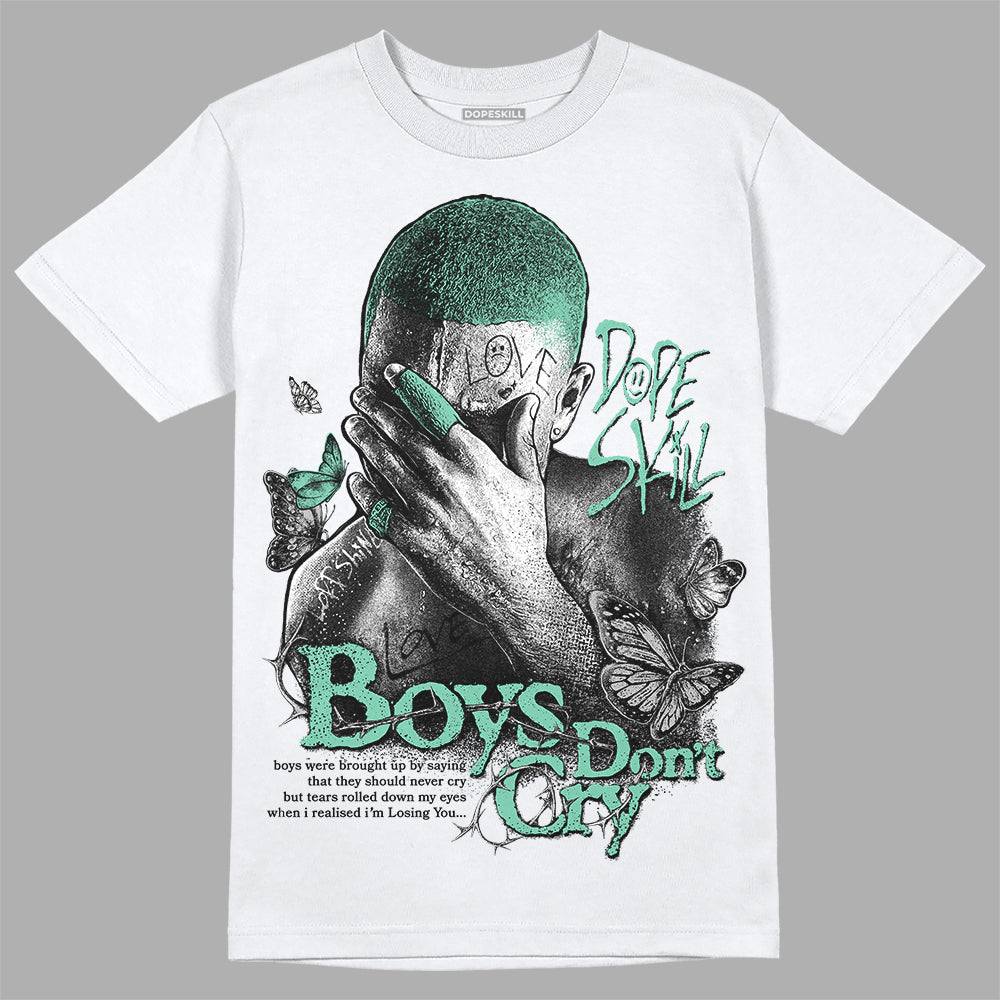 Green Glow 3s DopeSkill T-Shirt Boys Don't Cry Graphic