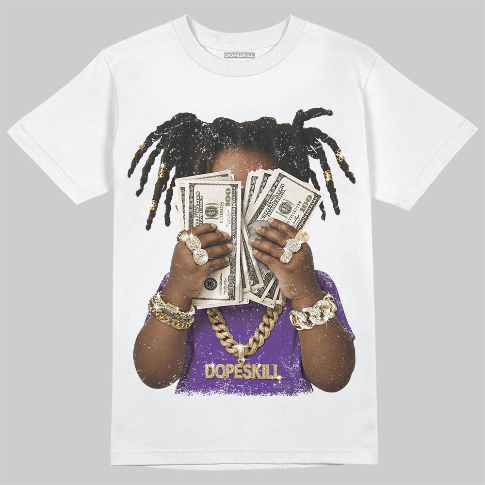 Court Purple 13s DopeSkill T-Shirt Rich Youth Graphic