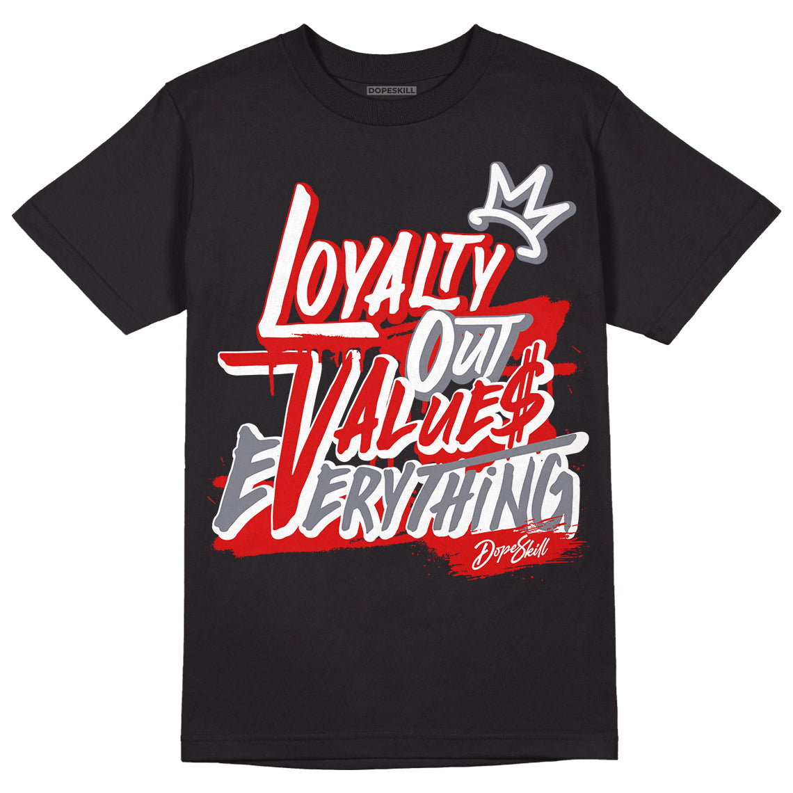 Gym Red 9s DopeSkill T-Shirt LOVE Graphic