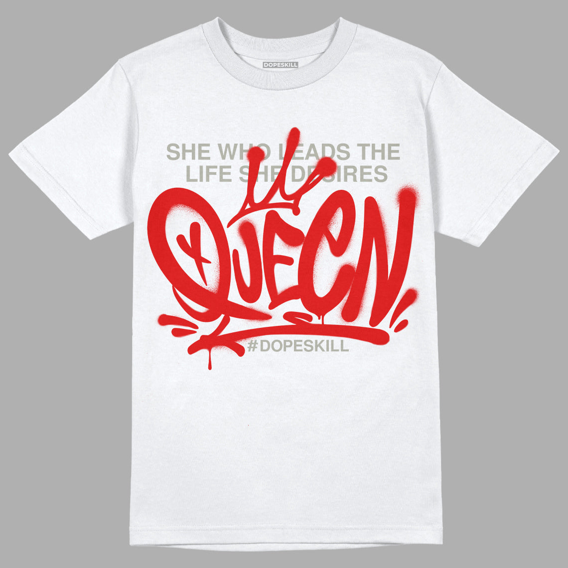 Fire Red 3s DopeSkill T-Shirt Queen Graphic