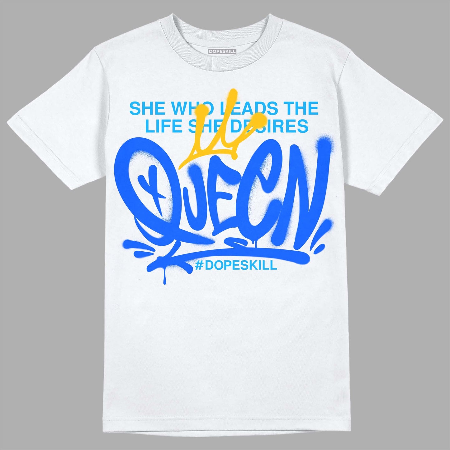Royal Blue Collection DopeSkill T-Shirt Queen Graphic