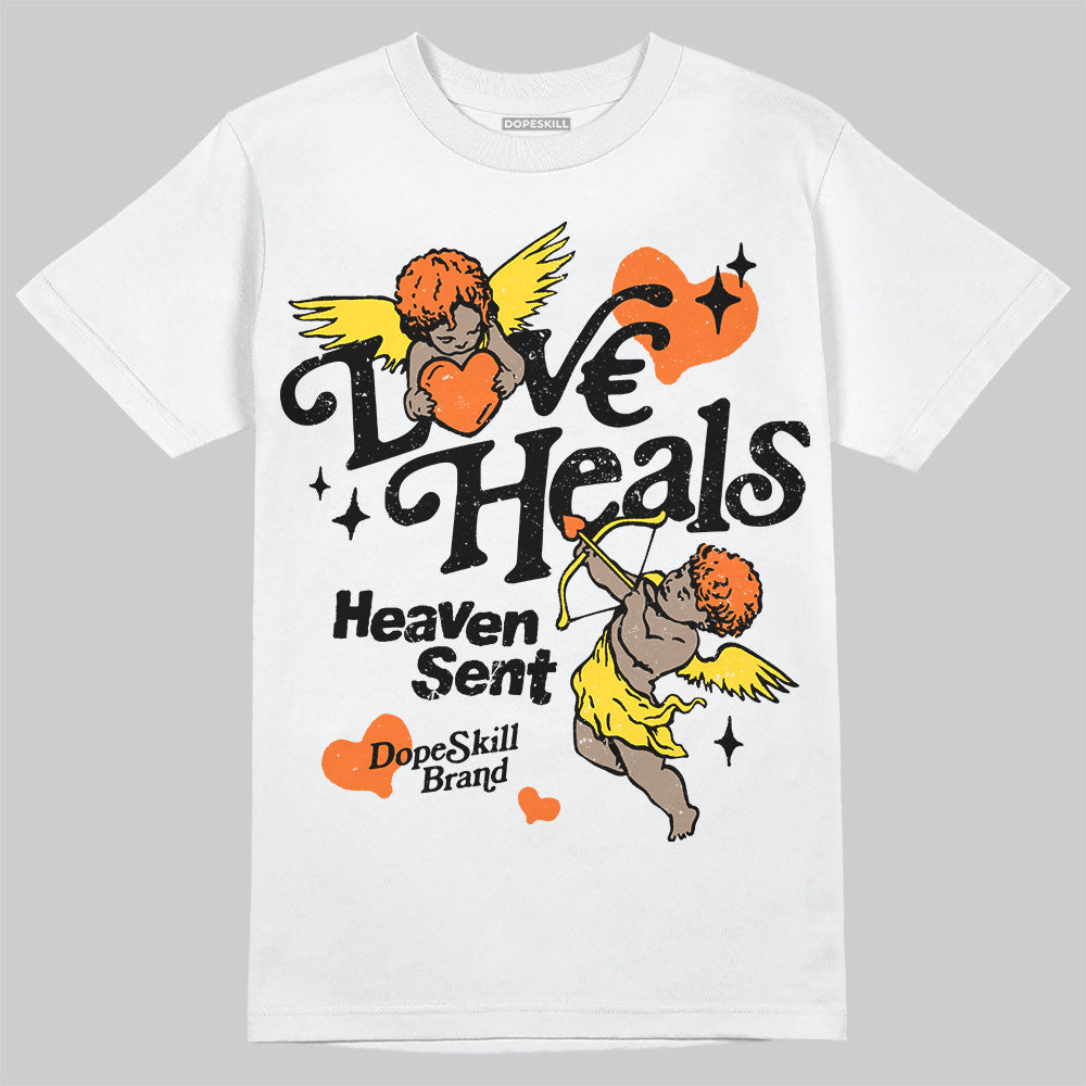 Black Tour Yellow AJ 4 Thunder DopeSkill Unisex T-Shirt New Love Heals Graphic