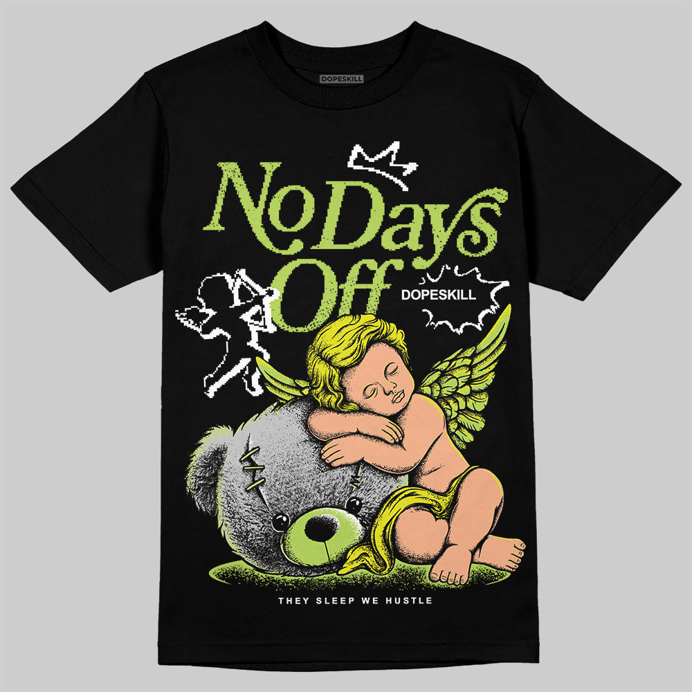 Bright Cactus 13s DopeSkill T-Shirt New No Days Off Graphic