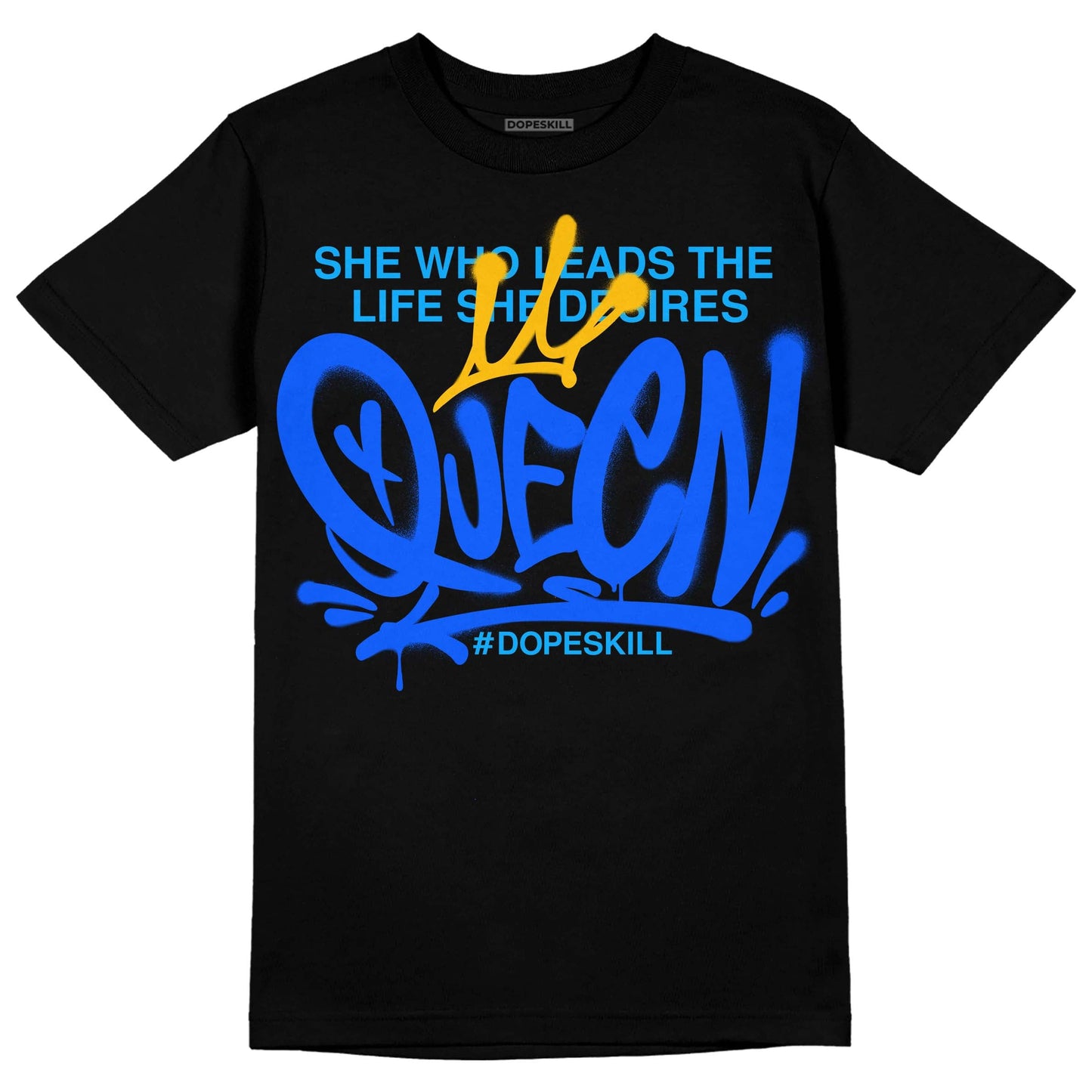 Royal Blue Collection DopeSkill T-Shirt Queen Graphic