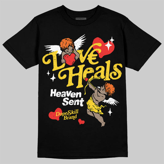 Black Tour Yellow AJ 4 Thunder DopeSkill Unisex T-Shirt New Love Heals Graphic