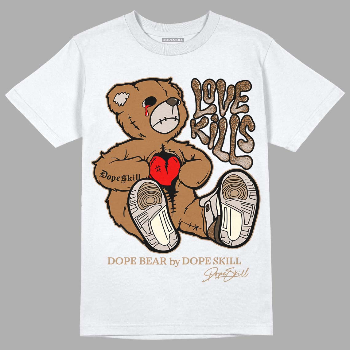 Palomino 3s DopeSkill T-Shirt Love Kills Graphic
