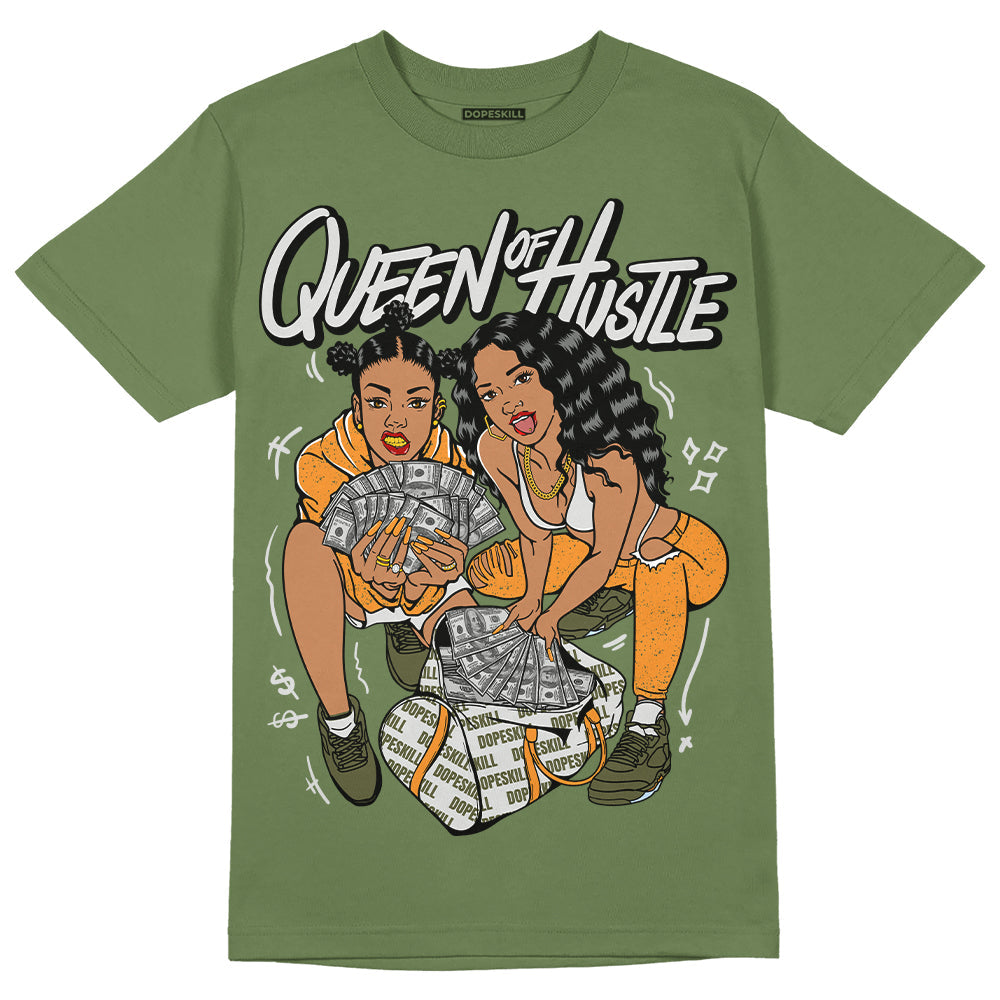Olive 5s DopeSkill Olive T-shirt Queen Of Hustle Graphic