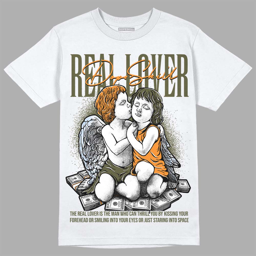 Olive 5s DopeSkill T-Shirt Real Lover Graphic