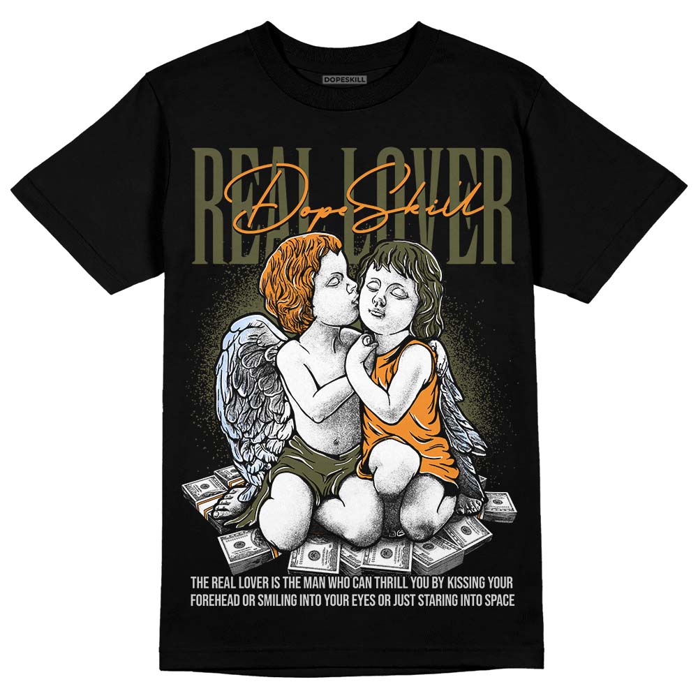 Olive 5s DopeSkill T-Shirt Real Lover Graphic