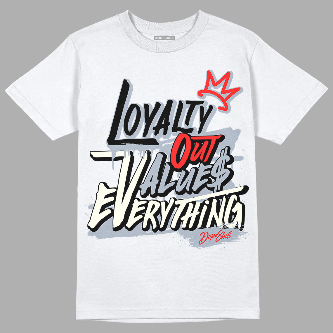 White Cement Reimagined 3s DopeSkill T-Shirt LOVE Graphic