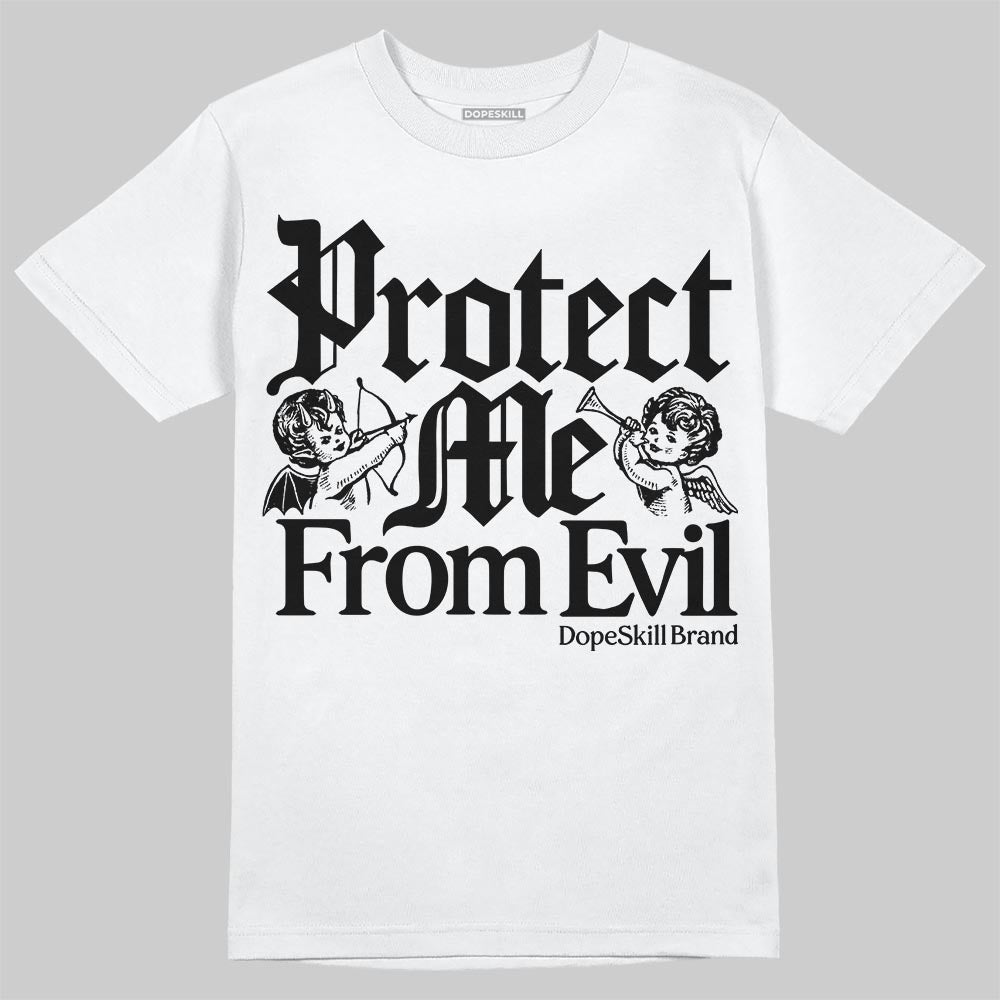 Foamposite One ‚ÄúTriple White‚Äù DopeSkill T-Shirt Protect Me From Evil Graphic