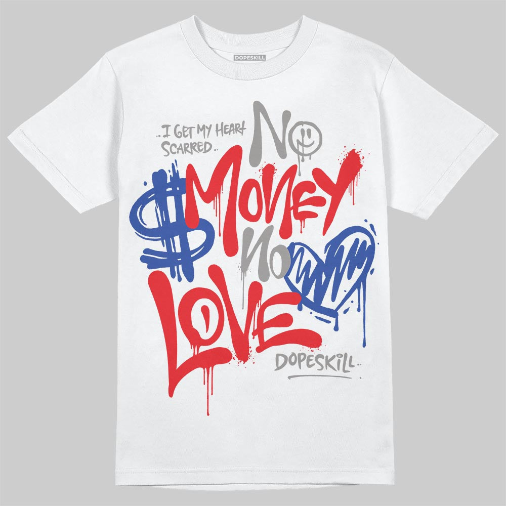 Seoul 2.0 3s DopeSkill T-Shirt No Money No Love Typo Graphic